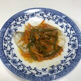 野菜たっぷり タラの甘酢あんかけ